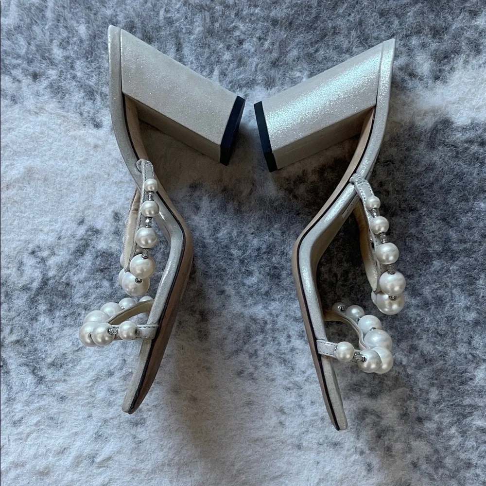 Jimmy Choo Amara Pearl Heels - Picture 9 of 17